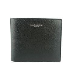 SAINT LAURENT ブラックレザー 長財布 - メルカリ