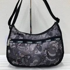 3243　LeSportsac　レスポートサック　ショルダーバッグ　クラシックホーボー　ブラック　黒　グレー　花柄　バタフライ　蝶々　パピヨン　レディース　軽量　シンプル　カジュアル