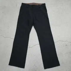 PS Paul Smith ピーエス ポールスミス リネン ペインター パンツ スラックス 163306 黒 L 2564Q★4のサムネイル