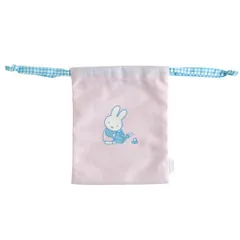 ミッフィー miffy 巾着 (flower) グリーン