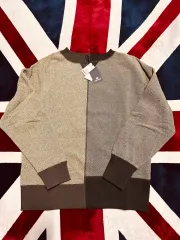 Nigel Cabourn/チャコールグリーン COLOR ミックススウェットシャツ/52サイズ 新品出品のサムネイル
