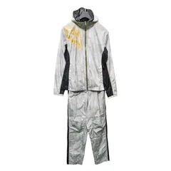 22 MIZUNO SUPER STAR ミズノ スーパースター ナイロン セットアップ ジップパーカー K2ME5210 グレー系 ポリエステル サイズL 652010のサムネイル