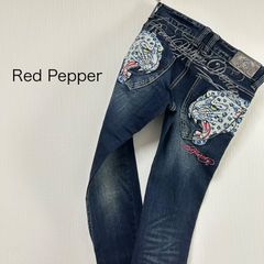 RED PEPPER✖️BETTY BOOPベティ スカル 刺繍 デニム ジーンズ - メルカリ