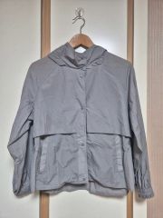 美品 北欧暮らしの道具店 UVカット パーカー スモーキー ラベンダー