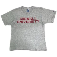 90年代 Champion チャンピオン カレッジＴシャツ グレー(メンズ MEDIUM)中古 古着 Y1347