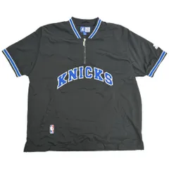STARTER スターター NBA ニューヨーク・ニックス ハーフジップ プルオーバージャケット プロチーム バスケ(メンズ L)中古 古着 Y1361のサムネイル