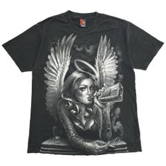 YAZBEK ビンテージTシャツ 全面プリント 総柄 チカーノ ローライダー 