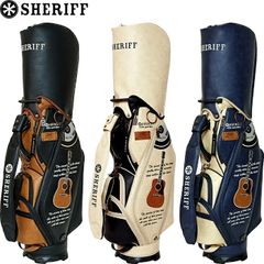 展示未使用品 SHERIFF キャディバック ゴルフバッグ コンボイ 3点式