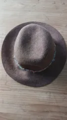 ZARA ザラ ブラウン ウール FEDORA(フェドラ) 帽子のサムネイル
