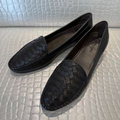 美品 monkey time キルティング レザーシューズ ローファー 41 黒 