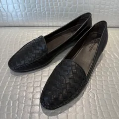 BOTTEGA VENETA イントレチャート パンプス ローファー ブラック ナッパレザーのサムネイル