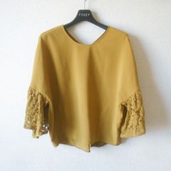 LE JOUR ルジュール Vネック ブラウス レース レイヤード オフィス 