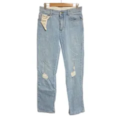 美品 STELLA McCARTNEY ステラマッカートニー デニムパンツ 26 ライトブルー レディース 古着 中古 USEDのサムネイル