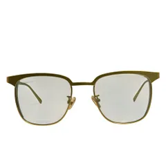 美品 CHARLES & KEITH チャールズ＆キース UVカット ティンテッド レクラングラーサングラス CK3-41280408 ゴールド グリーン メンズ レディース 古着 中古 USEDのサムネイル
