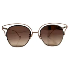 美品 CHARLES&KEITH チャールズアンドキース 100％UVカット カットアウト ティンテッドサングラス CK3-71280416 ピンク レディース 古着 中古 USEDのサムネイル