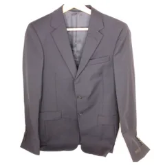 ★【PRADA/プラダ】　スーツ　ブラック　サイズ：46R　UAAAA17D　A8825　メンズ　ビジネス　フォーマル　ハイブランド　冠婚葬祭のサムネイル