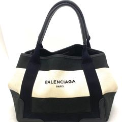 バレンシアガ カゴバック ヴィンテージ加工 ブラックデニム - メルカリ