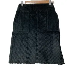美品 HYSTERIC GLAMOUR ヒステリックグラマー コーデュロイ スカート サイズS ブラック レディース 古着 中古 USEDのサムネイル