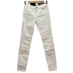 良品 ARMANI EXCHANGE アルマーニエクスチェンジ スキニーデニムパンツ USAサイズ26 ホワイト  レディース 古着 中古 USEDのサムネイル