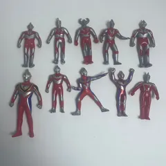 ウルトラマンミニソフビ10体セット　ウルトラマンティガ　ウルトラマンエース　ウルトラの父　にせウルトラマン　ウルトラマンネオス　ウルトラセブン21　ウルトラマンパワード　ウルトラマンガイア 四特ソ43 M