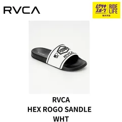 【ムラスポ公式】RVCA　ルーカ　HEX ROGO（WHT）　BG041908　メンズ　サンダル　スライドサンダルのサムネイル
