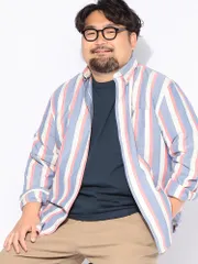 シャツ 長袖 メンズ 大きいサイズ コットン100％ ヘリテージ オックスストライプ カジュアルシャツ TOMMY HILFIGER (トミーヒルフィガー)