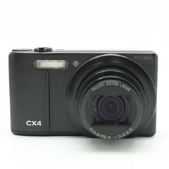 美品】RICOH CX4 SDカード付 純正ケース付動作確認済オールドコンデジ