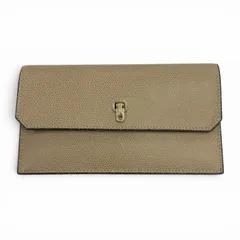 美品▼Valextra ヴァレクストラ SGBR0026028LOCPL99 シティウォレット レザー カードケース付き 長財布 グレージュ ゴールド金具 イタリア製 メンズ 箱・保存袋付き  定価160,600円のサムネイル