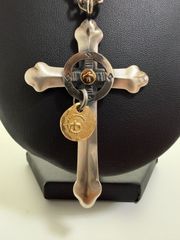 ゴローズ 上金特大フェザー左＋黒鹿革紐ビーズセットアップ - メルカリ