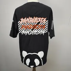 PANDIESTA XL オーバーサイズTシャツ　ブラック　ロゴ刺繍　プリント　パンディエスタ　【0722】のサムネイル