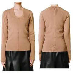 LE CIEL BLEU High Gauge Scoop Neck KNITのサムネイル