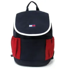 【新品 未使用】TOMMY HILFIGER トミーヒルフィガー バッグ キッズ カラーブロック フラップ バックパック リュックサック XB02032 970のサムネイル