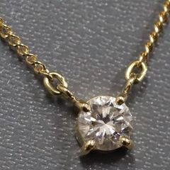 ヴァンドーム青山 K18YG ダイヤモンド キャトル ネックレス 0.149ct