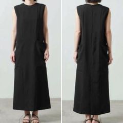美品】Curensology ダブルクロスドレス ノースリーブ - メルカリ