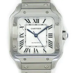 カルティエ Cartier 腕時計 サントス MM WSSA0010 スクエア シルバー文字盤 ローマンインデックス SS 自動巻き 【箱・保付き】 【中古】のサムネイル