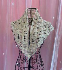 トライアングルショール モヘア調 パープル ハンドメイド - メルカリ