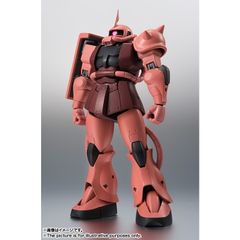(다시 판매) ROBOT혼 (SIDE MS) MS-06S 샤아 전용 자쿠 ver. ANIME 기동 전사 건담 완성품 가동 피규어 반다이 스피릿