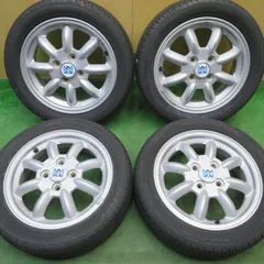バリ溝！9分★ダイハツ ミラジーノ 純正 MINILITE 165/55R14 ブリヂストン スニーカー SNK2 14インチ ミニライト PCD100/4H★6050810NJノのサムネイル