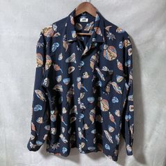 USA古着 ジャケット ブラック ペイズリー 花柄 カラフル vintage 