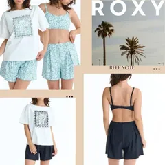 ロキシー 3点セット ラッシュT付き ビキニ セット水着