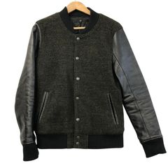 CABANE de ZUCCA 袖レザー丈長スタジャン カバンドズッカ - メルカリ