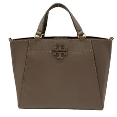 TORY BURCH(トリーバーチ) トートバッグ - ダークブラウン レザー