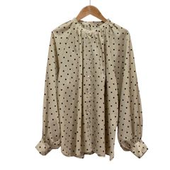 Ballsey ドット柄 フリルネック 長袖ブラウス トゥモローランド - メルカリ