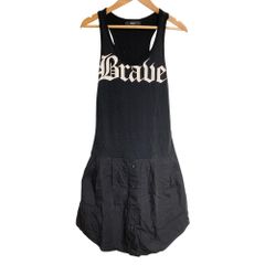ディーゼル DIESEL ノースリーブ ワンピース チュニック 紺ネイビー