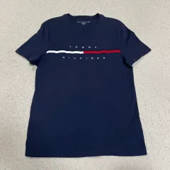 トミーヒルフィガー ネイビ Tシャツ 半袖 s