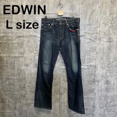 [U-271]EDWIN 에드윈 BLUE TRIP 503 레귤러 데님 팬츠 W32 L32 L사이즈 상당 짙은 빨강 귀 y2k 헌 옷 사탕 카지