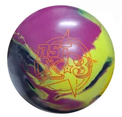 中古ボーリングボール-左利き 15 パウンド-ROTOGRIP(ロトグリップ） RSTX3 / 1 等級 ボール/左手トゥーフィンガー oのサムネイル