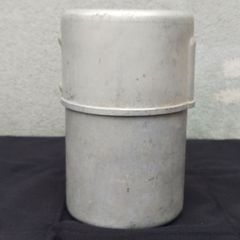 1699 ①2個セット 蓋付 レトロなアルミケース バット 収納箱 