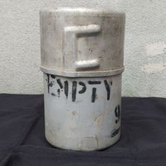 1699 ①2個セット　蓋付　レトロなアルミケース　バット　収納箱　ビンテージ 1699 ①2個セット 蓋付 レトロなアルミケース バット 収納箱