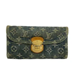 LOUIS VUITTON(ルイヴィトン) 長財布 モノグラムデニム ポルトフォイユアメリア M95511 ブルー